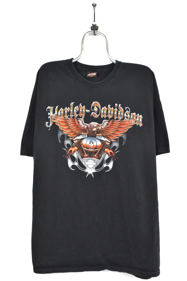 Vintage Harley Davidson shirt, black graphic tee