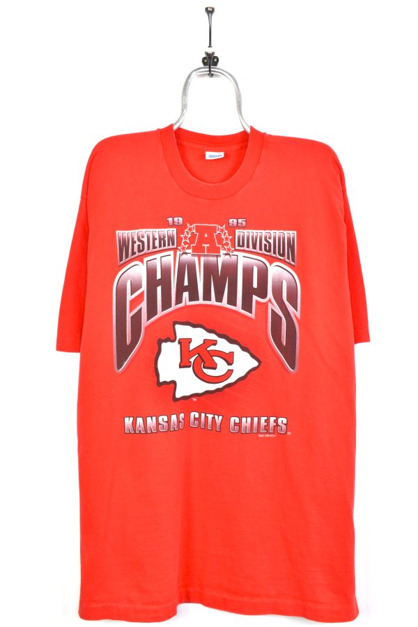 Vintage Kansas City Chiefs shirt, 1995 NFL American football graphic tee