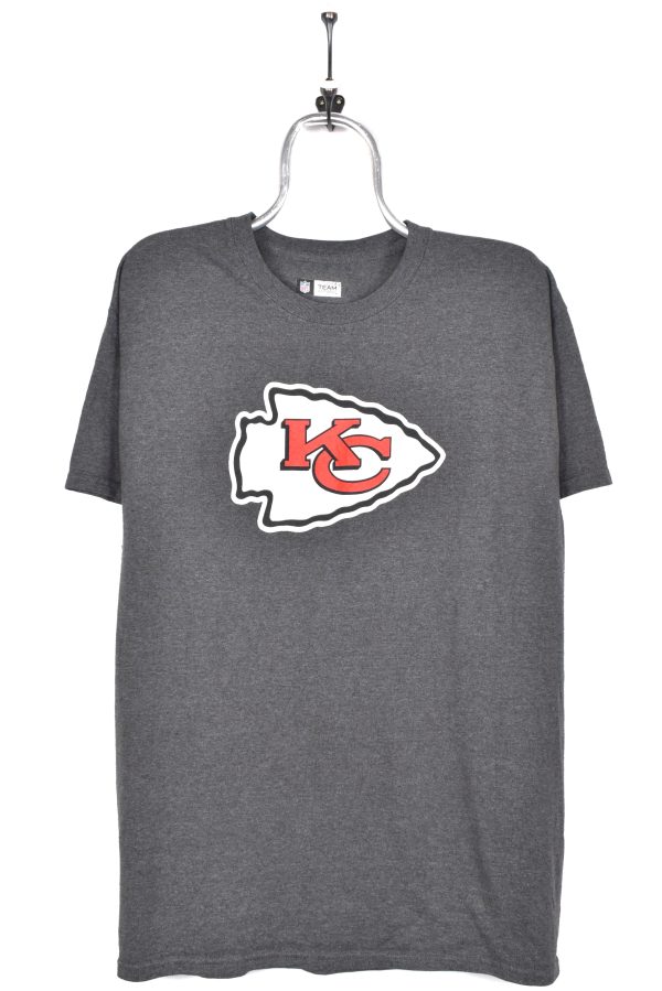 Vintage Kansas City Chiefs shirt, NFL grey graphic tee