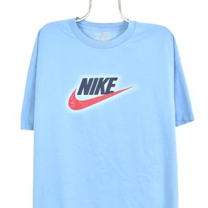 Vintage Nike shirt, big logo swoosh graphic tee