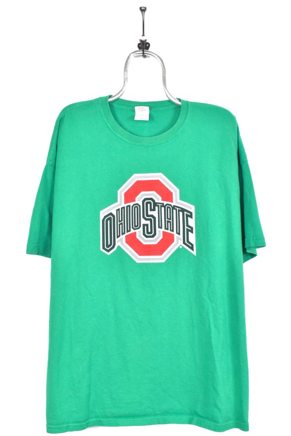 Vintage Ohio State University shirt, green graphic tee