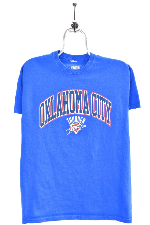 Vintage Oklahoma City Thunder shirt, NBA blue graphic tee