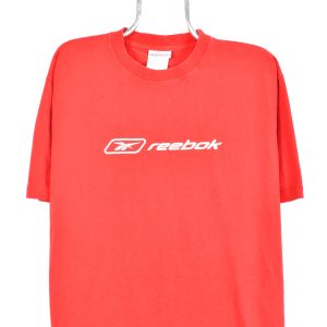 Vintage Reebok shirt, red graphic tee