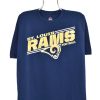 Vintage St. Louis Rams shirt, NFL navy blue graphic crewneck