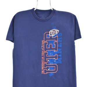 Vintage University of Texas shirt, navy blue graphic tee
