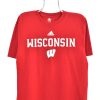 Vintage University of Wisconsin shirt, red graphic tee