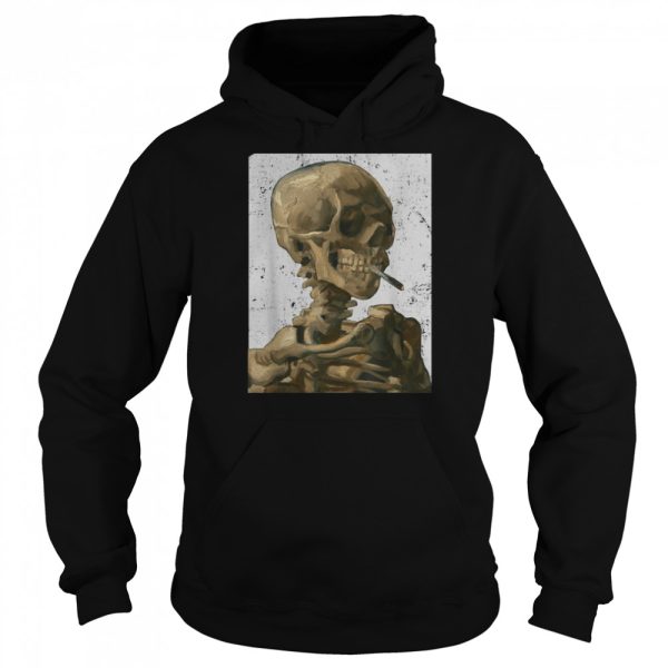 Vintage Van Gogh SkullVan Gogh Head of A Skeleton Halloween Shirt