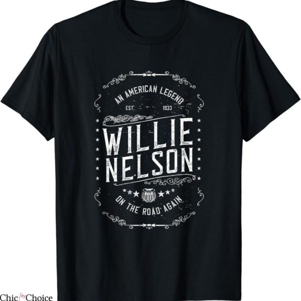 Willie Nelson T-shirt American Legend