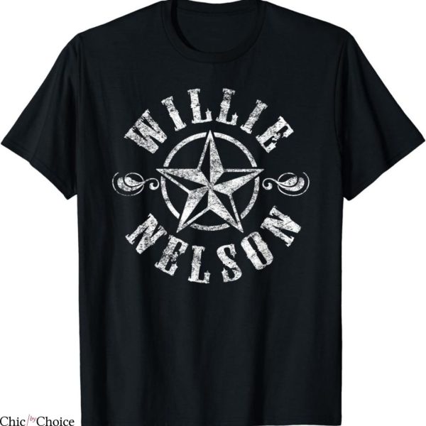 Willie Nelson T-shirt Grozinrel Style