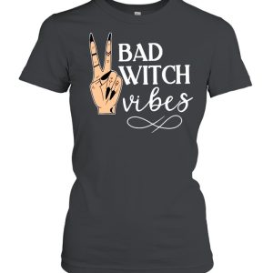 Witch Apparel Bad Witch Vibes Witch Hand Halloween T-shirt