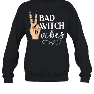 Witch Apparel Bad Witch Vibes Witch Hand Halloween T-shirt 3 Witch Apparel Bad Witch Vibes Witch Hand Halloween T shirt 4