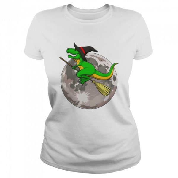 Witch T Rex Moon Funny Halloween Horror Scary Essential T-shirt