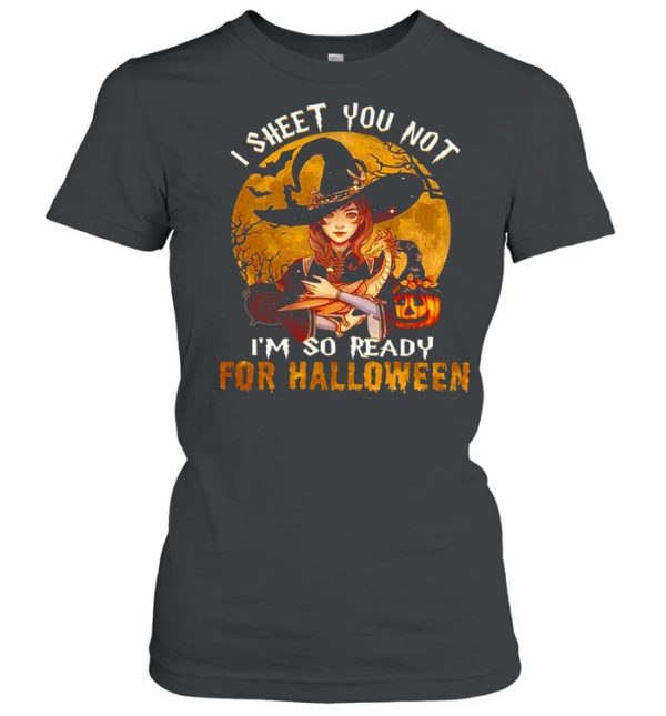 Witch hug dragon I sheet you not I’m so ready for Halloween shirt