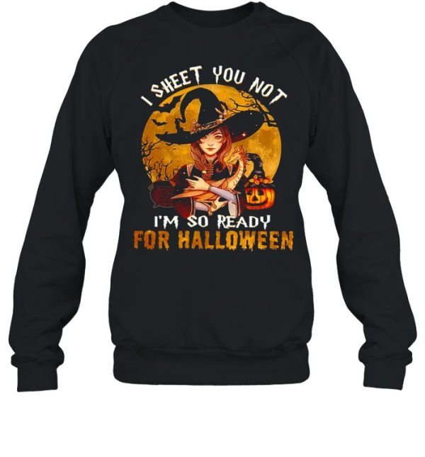 Witch hug dragon I sheet you not I’m so ready for Halloween shirt