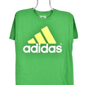 Women’s modern Adidas shirt, green graphic tee