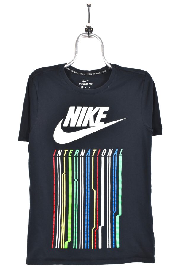 Women’s modern Nike shirt, black graphic tee