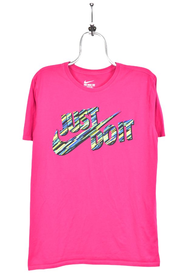 Women’s modern Nike shirt, pink graphic tee