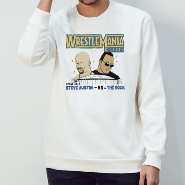 Wrestlemania x7 austin vs rock Shirt