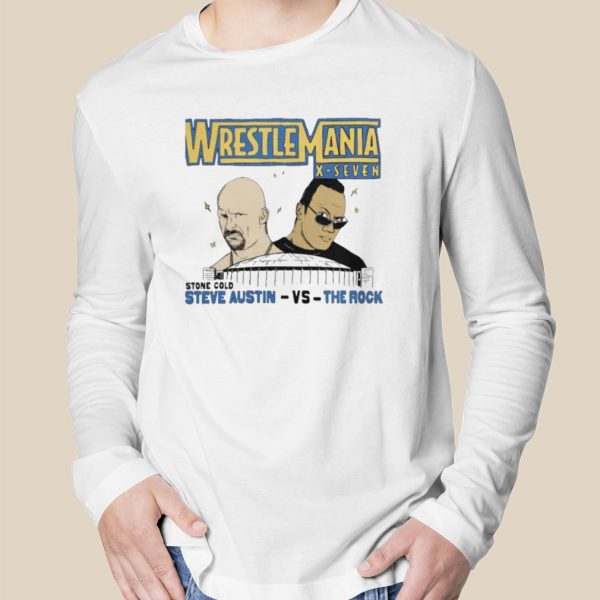 Wrestlemania x7 austin vs rock Shirt