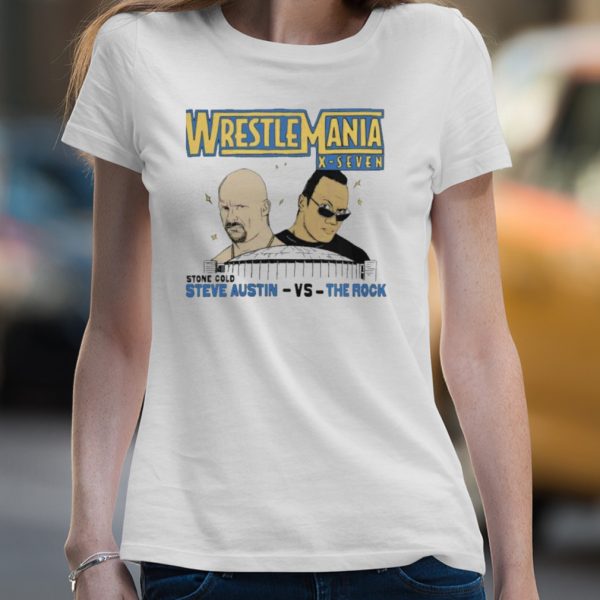 Wrestlemania x7 austin vs rock Shirt