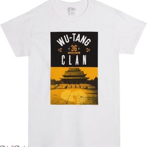 Wu Tang Clan T-Shirt 36 Chambers Shaolin Temple Shirt Music