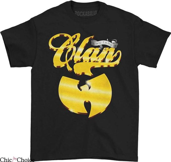 Wu Tang Clan T-Shirt Golden Clan Logo T-Shirt Music