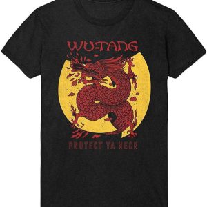 Wu Tang Clan T-Shirt Inferno Protect Ya Neck Tee Music