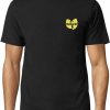 Wu Tang Clan T-Shirt Yellow Pocker Logo Embroidered T-Shirt