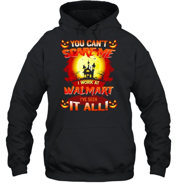 You can’t scare me I work at Stater Bros I’ve seen it all Halloween shirt