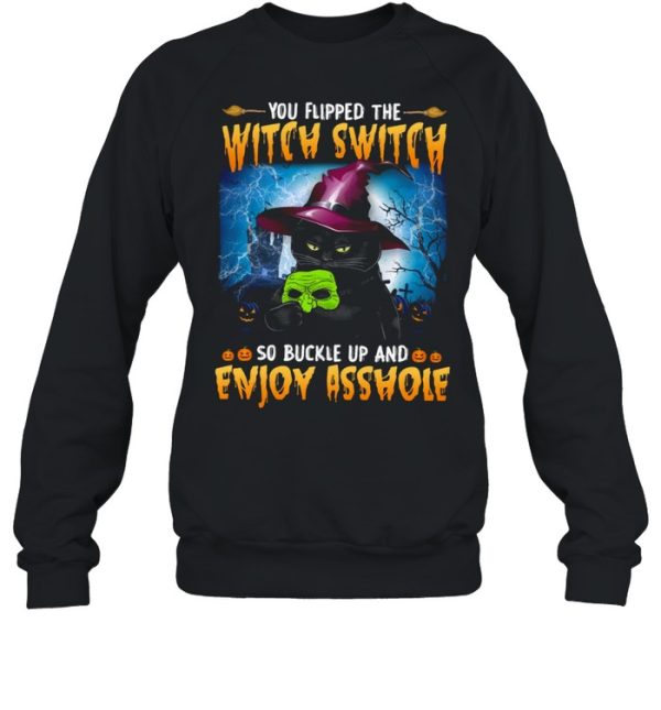 You flipped the witch switch so buckle up and enjoy asshole shirt