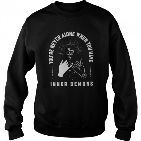 Youre Never Alone When You Have Inner Demons Halloween Shirt