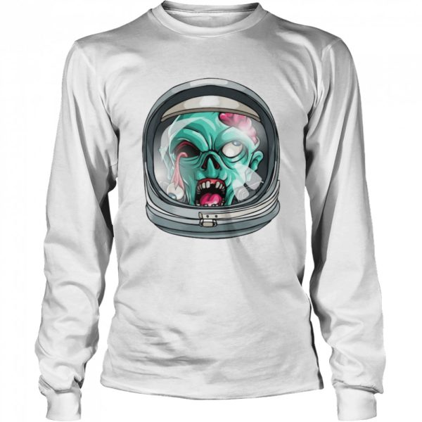 Zombie Astronaut Funny Halloween Horror Scary T-shirt