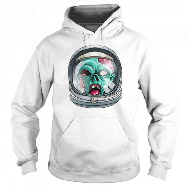 Zombie Astronaut Funny Halloween Horror Scary T-shirt