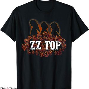 Zz Top T-Shirt Roses Est 1969 Tee Shirt Music