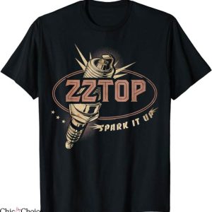 Zz Top T-Shirt Spark It Up Micro Tee Shirt Music