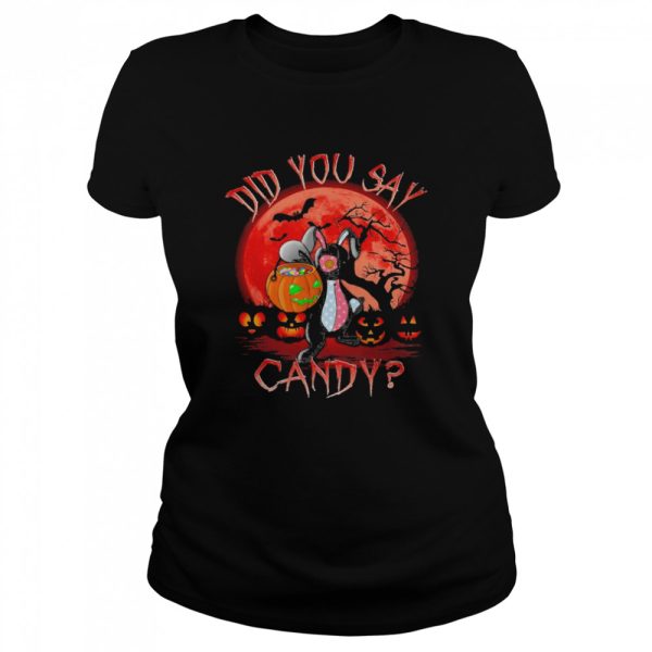 bunny did you say candy halloween shirt