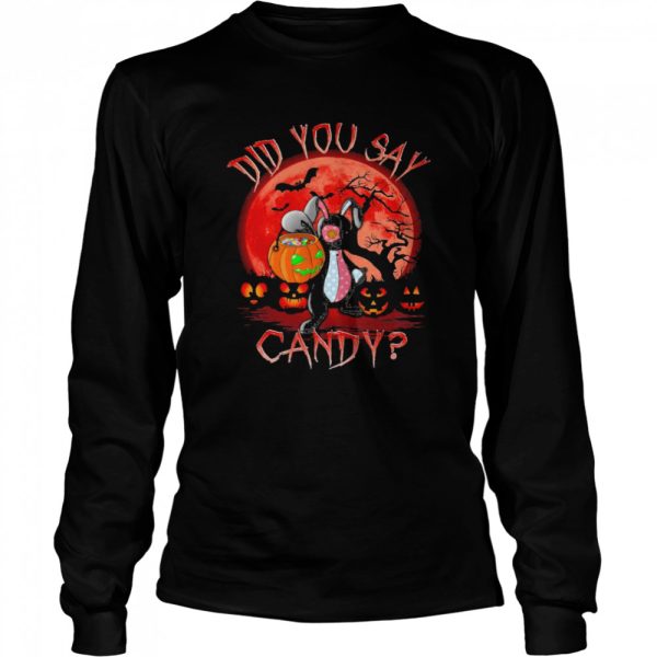 bunny did you say candy halloween shirt