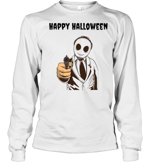 cary Modern Halloween Ghost Happy Halloween T-shirt