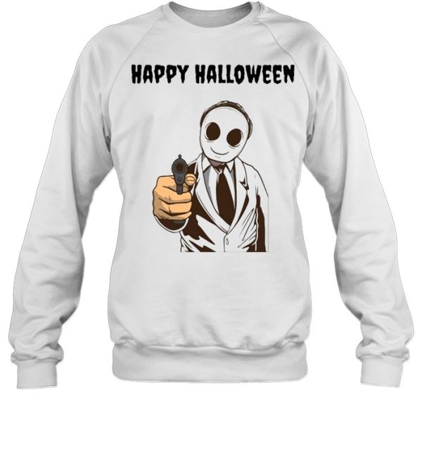 cary Modern Halloween Ghost Happy Halloween T-shirt