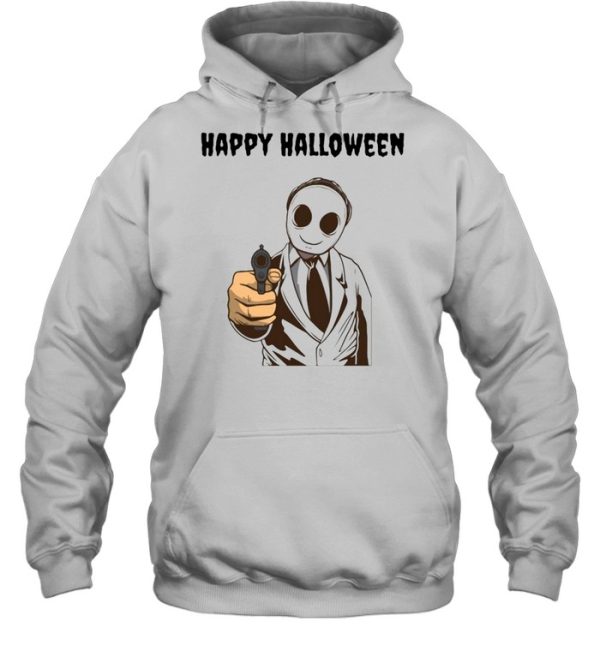 cary Modern Halloween Ghost Happy Halloween T-shirt