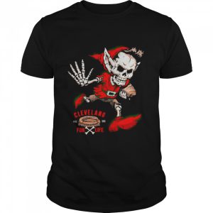 cleveland football for life skeleton shirt cleveland football for life skeleton shirt
