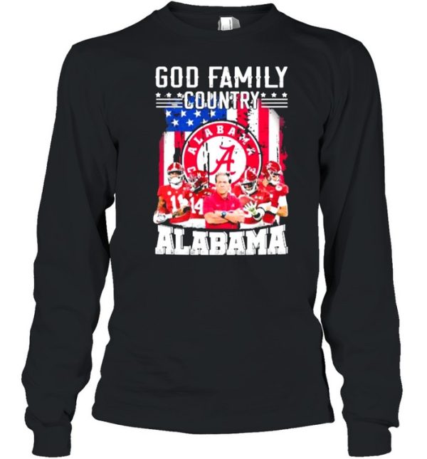 god family country alabama football american flag shirt