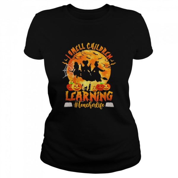 i smell children learning leacherlife halloween shirt