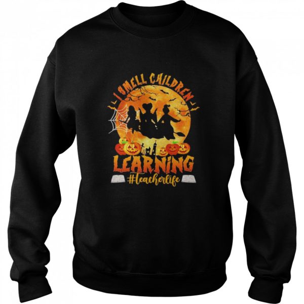 i smell children learning leacherlife halloween shirt