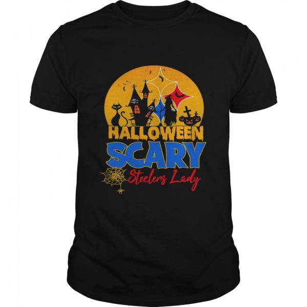 pitbull Steeler Halloween Scary Steelers Lady 2021 shirt