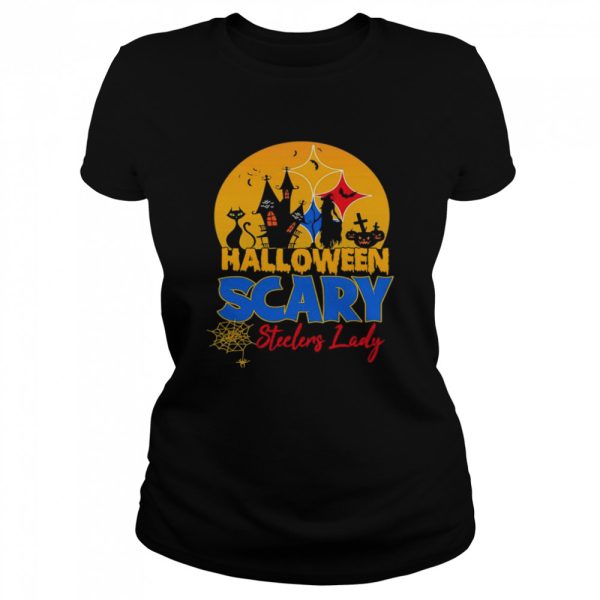 pitbull Steeler Halloween Scary Steelers Lady 2021 shirt