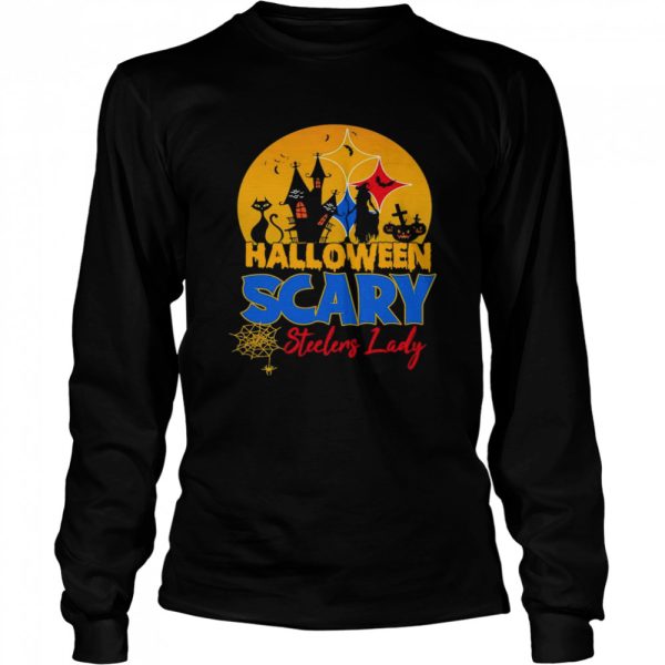 pitbull Steeler Halloween Scary Steelers Lady 2021 shirt