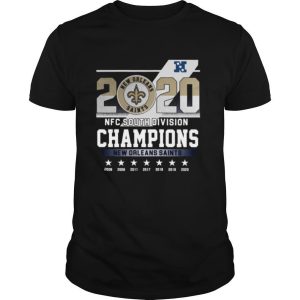 2020 Afc North Division Champions New Orleans Saints 2008 2009 2011 2017 shirt