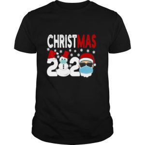 2020 Christmas Santa wearing Face Mask shirt