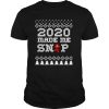 2020 Christmas Very Bad Year Ugly Cross Stitch Gingerbread shirt